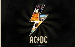 AC/DC 闪电logo壁纸