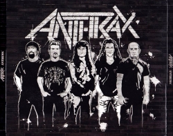 Anthrax 炭疽乐队摇滚黑色壁纸